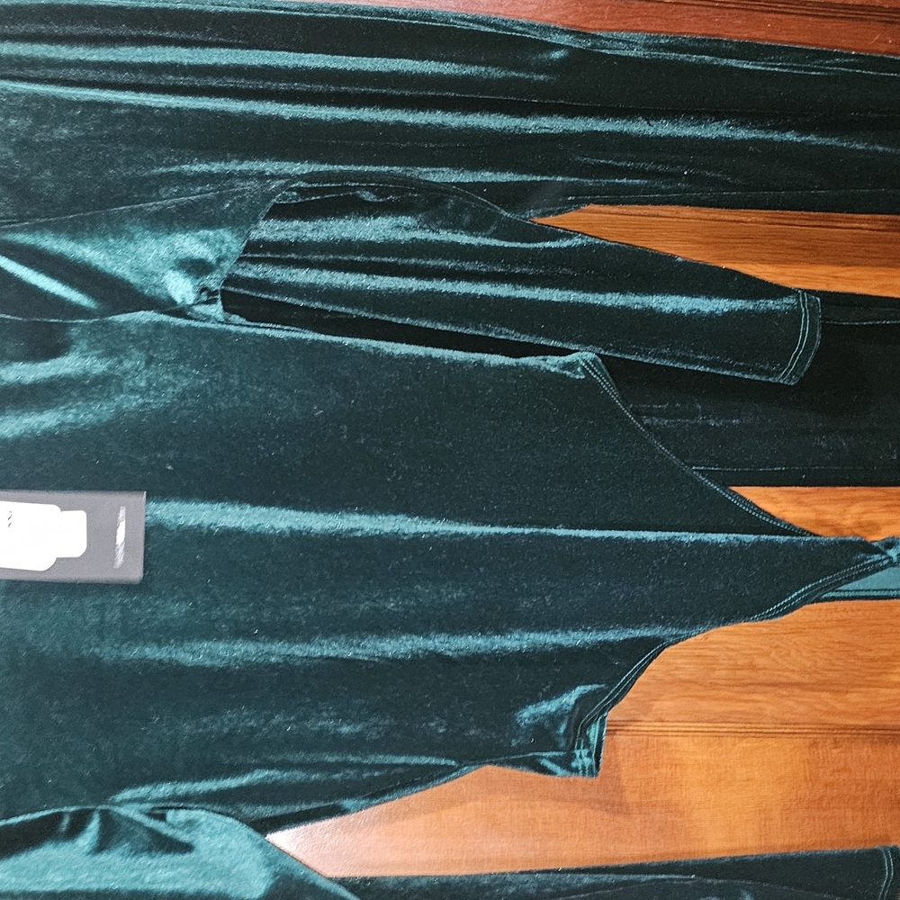 Fashion Nova Deep Green Velvet Set